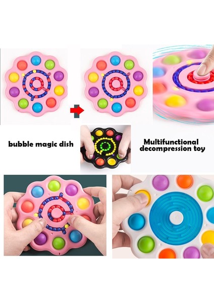 Rastgele Renk 1 Adet Tarzı Pop Fidget ve Basit Gamze Yenilik Parmak Er Oyuncaklar Fidget Popit Flip Duyusal Ofis Masası Oyuncakları Stres Bırakma Dro (Yurt Dışından)