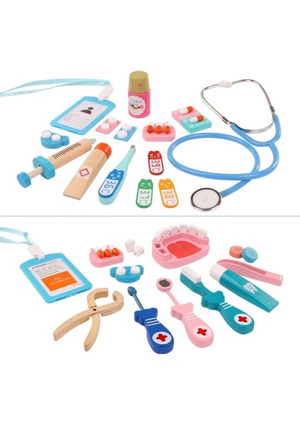 Quwei-Dl Tarzı Bebek Ahşap Çocuklar Için Doktor Eğitici Oyuncaklar Oyna Pretend Tıbbi Simülasyon Tıp Sandığı Çocuklar Için Ilgi Geliştirme Seti (Yurt Dışından) modelleri