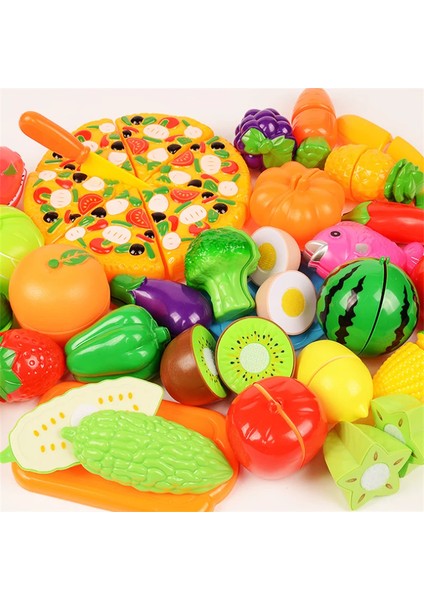 No.16 Tarzı Kesme Meyve Çocuk Rol Oynama Evi Oyuncak Simülasyon Plastik Sebze Gıda Mutfak Bebek Klasik Çocuk Eğitici Oyuncaklar Rol Yapma (Yurt Dışından)