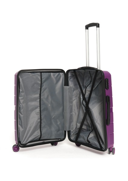 Orta Boy Pp Polipropilen Kırılmaz Silikon Valiz, Orta Boy Plastik Bavul Seyahatleriniz Için fırsatları