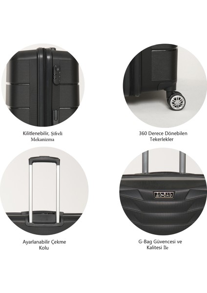 Orta Boy Pp Polipropilen Kırılmaz Silikon Valiz, Orta Boy Plastik Bavul Seyahatleriniz Için indirimleri