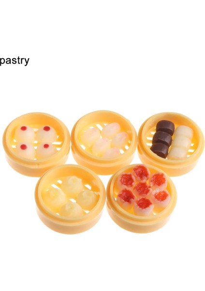 Pasta Tarzı :6 Minyatür Dollhouse Kase Pirinç Mese Mutfağı Blyth Bjd Bebek Mutfak Dekoru Için Gıda Pretend Aksesuarları Oyuncaklar (Yurt Dışından)