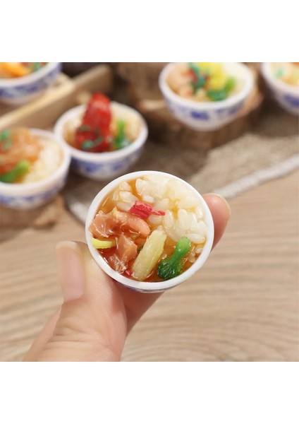 Pasta Tarzı :6 Minyatür Dollhouse Kase Pirinç Mese Mutfağı Blyth Bjd Bebek Mutfak Dekoru Için Gıda Pretend Aksesuarları Oyuncaklar (Yurt Dışından) fiyatları