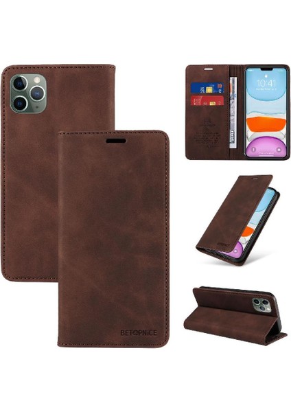 Iphone 11 Için Pro Manyetik Folio Cüzdan Koruyucu Pu Deri Telefon Kılıfı (Yurt Dışından) fiyatları
