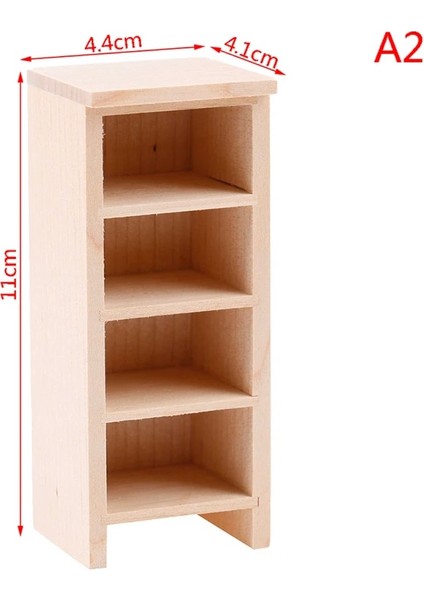 Gri Stil 1 Adet Minyatür Depolama Raf Dolabı Banyo Liveroom Yatak Odası Mutfak Mobilyası Kitleri Ev ve Yaşam Için Ale Dollhouse (Yurt Dışından)