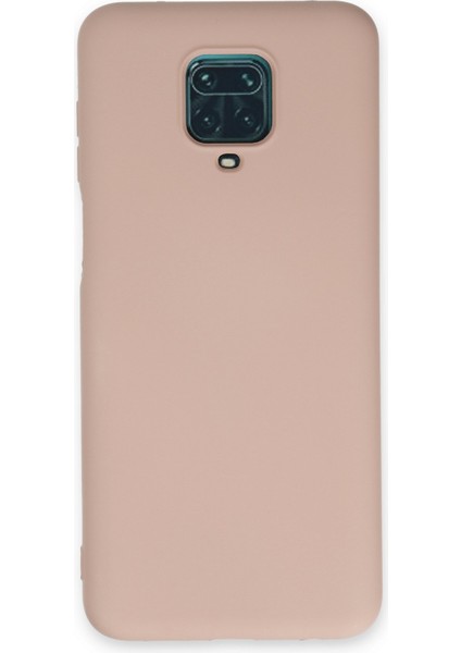 Xiaomi Redmi Note 9s Kılıf Nano Içi Kadife Silikon - Pudra 300099