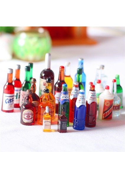 4 Adet Style7 Stili Ale Sevimli Mini Kola Minyatür Dollhouse Içecek Şişesi Wink Soda Içecek Oyna Pretend Gıda Oyuncaklar Mutfak Aksesuarları (Yurt Dışından)