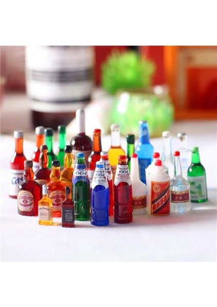 4 Adet Style7 Stili Ale Sevimli Mini Kola Minyatür Dollhouse Içecek Şişesi Wink Soda Içecek Oyna Pretend Gıda Oyuncaklar Mutfak Aksesuarları (Yurt Dışından)