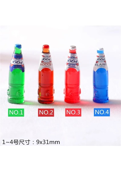 4 Adet Style7 Stili Ale Sevimli Mini Kola Minyatür Dollhouse Içecek Şişesi Wink Soda Içecek Oyna Pretend Gıda Oyuncaklar Mutfak Aksesuarları (Yurt Dışından)