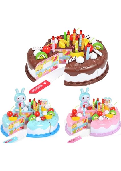 Pembe Kek Tarzı Oyna Pretend Set Plastik Gıda Oyuncak Dıy Kek Oyuncak Kesme Meyve Sebze Gıda Çocuklar Için Oyuncaklar Oyna Pretend Eğitici Hediye Gyh (Yurt Dışından)