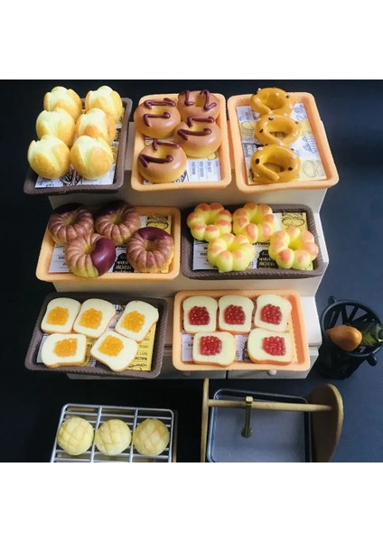 Stil7 Stil 1:12 Evcilik Minyatür Ekmek Mmulation Blyth Barbies Için Donut Tost Bjd Bebek Evi Oyun Mutfak Oyuncaklar Aksesuarları (Yurt Dışından) fiyatları