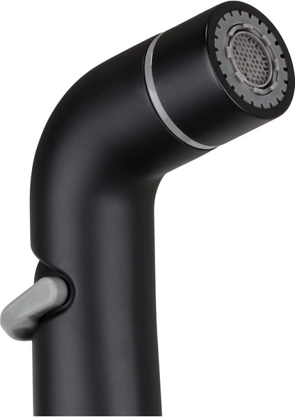 Nitrona Vanalı Taharet Seti Çift Su Giriş (Sıva Altı) - Mat Siyah fırsatları