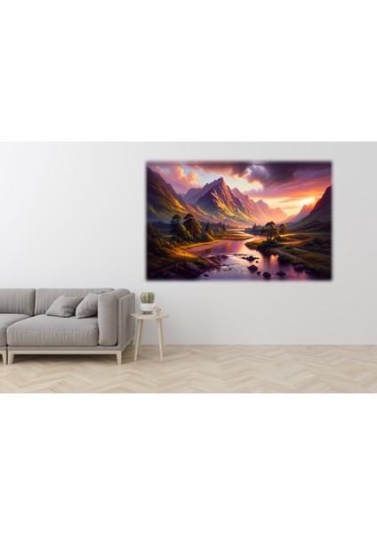 Mükemmel Manzara 70X100 Kanvas Tablo