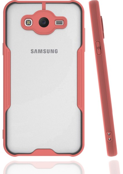 Samsung Galaxy J7 Kılıf Platin Silikon - Pembe 300099