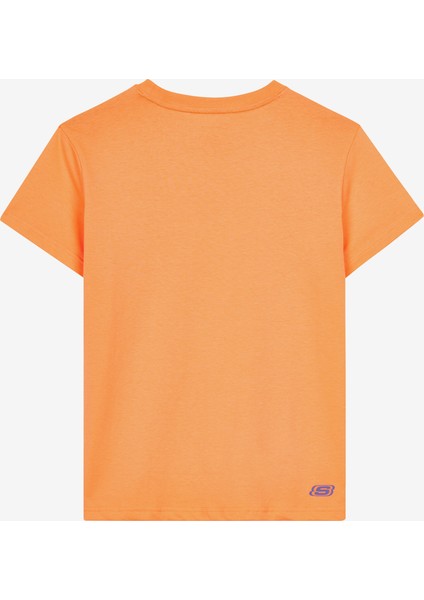 Essential W Short Sleeve  T-Shirt Kadın Açık Turuncu  S241006-823