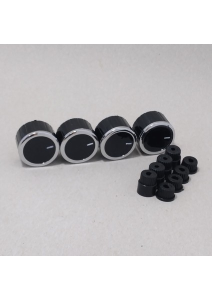 No:47 Fırın Düğme 4 Lü Siyah Takım 10031025