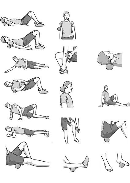 Mavi Stil Masaj Fıstık Topu Vücut Ön Panosu Gevşeme Yoga Egzersizi Rahatlatmak Fitness Topları Yüksek Yoğunluklu Hafif Kas Ağrısını Gidermek (Yurt Dışından) fırsatları