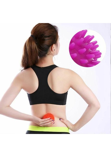 Mavi Stil Pvc Ön Yüz Masaj Topu Fitness Topu Eller ve Ayaklar Kasları Gevşetir Omurga Topu Tetik Noktası Kavrama Akupunktur Noktası Masaj Topu (Yurt Dışından) fırsatları