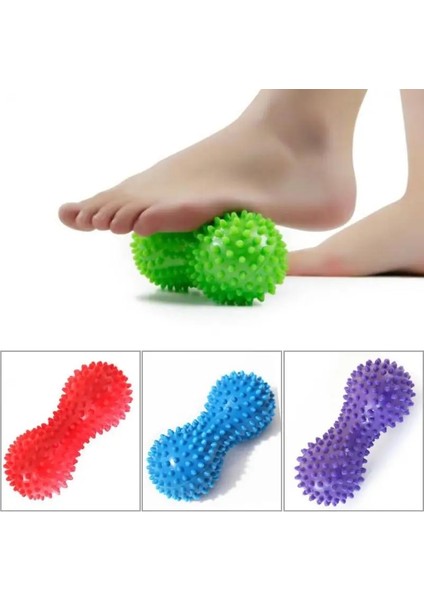 Yeşil Stil Fıstık Şekli Masaj Yoga Fitness Topu Stres Relax Vücut Dikenli Pvc Dayanıklı Ayak Dikenli Kas Masajı Tetik Noktası Ayak (Yurt Dışından) fiyatları