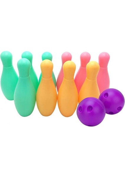 Siyah Stil Küçük Plastik Bowling Pin Bowling Topu Seti Eğlenceli Kapalı Aile Oyunları Çocuklar Için Eğitici Oyuncak Toplar Erkek Kız Fitness 골프공 Лакросс (Yurt Dışından)