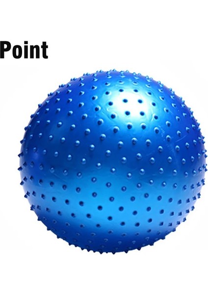 Mavi Stil 65CM Fitness Topu Kaymaz Spor Yoga Pilates Denge Tetik Ponit Masaj Topu Fitball Geçirmez Toplar (Yurt Dışından)
