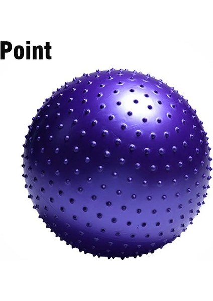 Mavi Stil 65CM Fitness Topu Kaymaz Spor Yoga Pilates Denge Tetik Ponit Masaj Topu Fitball Geçirmez Toplar (Yurt Dışından)