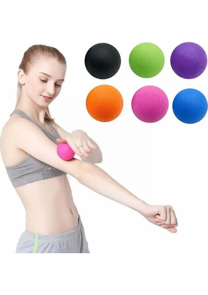F Stili Fasya Topu Tek Top Derin Kas Gevşeme Topu Vücut Masajı Ayak Kası Yorgun Egzersiz Fitness Vücut Tam Serbest Bırakma Topu J6U7 (Yurt Dışından)