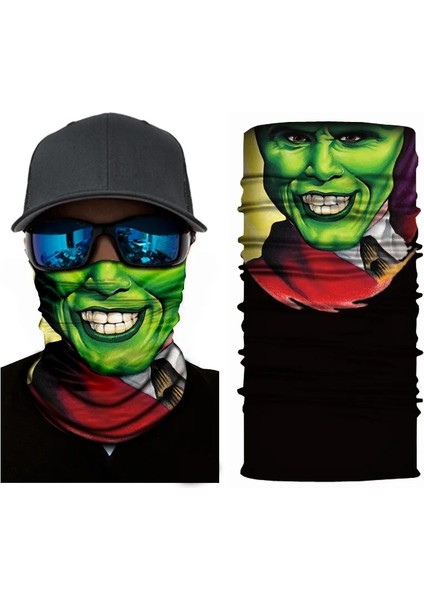 S76 Style Tek Boyut Bisiklet Açık Kafatası Dikişsiz Balaclava Sihirli Eşarp Erkek Kadın Güneş Koruma Bandana Boyun Çorapları Sürme Kamp Eşarp (Yurt Dışından)