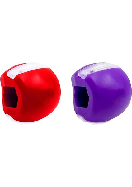 Kırmızı Mor Tarzı Fitness Çene Egzersiz Topu Yüz Masseter Erkekler Yüz Pop Jawline Kas Eğitimi Fitness Boyun Tonlama Chew Bite Breaker Eğitimi (Yurt Dışından)