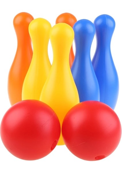 Siyah Stil Küçük Plastik Bowling Pin Bowling Topu Seti Eğlenceli Kapalı Aile Oyunları Çocuklar Için Eğitici Oyuncak Toplar Erkek Kız Fitness 골프공 Лакросс (Yurt Dışından) indirimleri