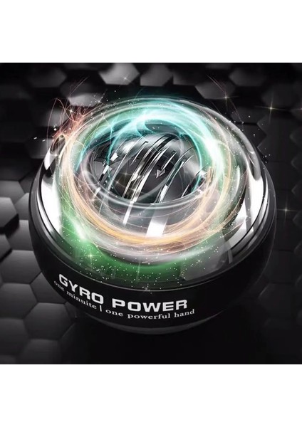 Mavi Stil Kendi Kendine Başlayan Powerball Bilek Gücü El Topu Kas Relax G Bilek Eğitmeni Egzersiz Ekipmanları LED Işıklı Güçlendirici (Yurt Dışından) fiyatları