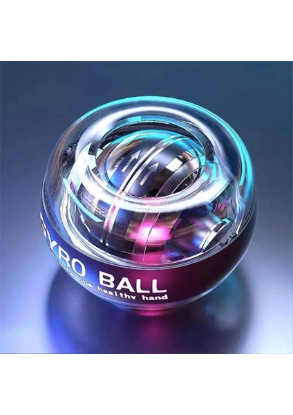Platin-Led'siz Stil Autostart LED Gyro Powerball El Sallama Jiroskop Bilek Topu Güçlendirici Önkol Rehabilitasyon Eğitmeni Fitness Salonu Ekipmanları (Yurt Dışından) fiyatları