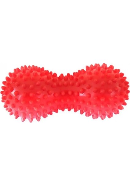Kırmızı Stil Fıstık Şekli Masaj Yoga Fitness Topu Stres Relax Vücut Dikenli Pvc Dayanıklı Ayak Dikenli Kas Masajı Tetik Noktası Ayak (Yurt Dışından)