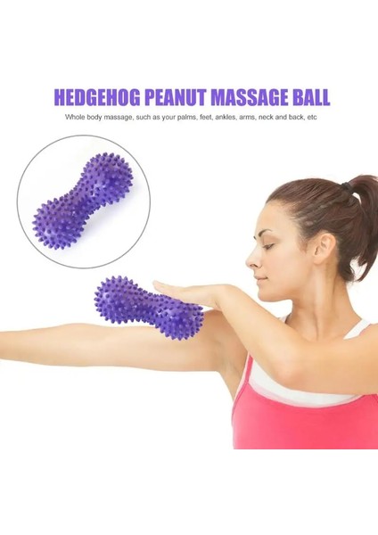 Kırmızı Stil Fıstık Şekli Masaj Yoga Fitness Topu Stres Relax Vücut Dikenli Pvc Dayanıklı Ayak Dikenli Kas Masajı Tetik Noktası Ayak (Yurt Dışından) modelleri