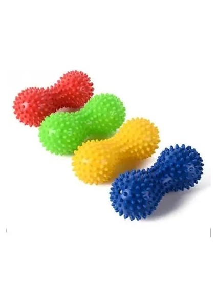 Kırmızı Stil Fıstık Şekli Masaj Yoga Fitness Topu Stres Relax Vücut Dikenli Pvc Dayanıklı Ayak Dikenli Kas Masajı Tetik Noktası Ayak (Yurt Dışından) fırsatları