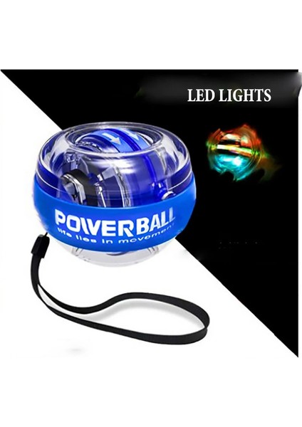 Altın Tarzı Kendiliğinden Başlayan LED Işık Güç Topu Eğitmen Jiroskop Relax Ning Bilek Gücü El Topları Egzersiz Fitness Ekipmanları (Yurt Dışından)