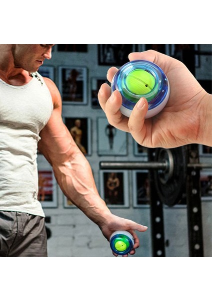 Altın Tarzı Kendiliğinden Başlayan LED Işık Güç Topu Eğitmen Jiroskop Relax Ning Bilek Gücü El Topları Egzersiz Fitness Ekipmanları (Yurt Dışından) fırsatları