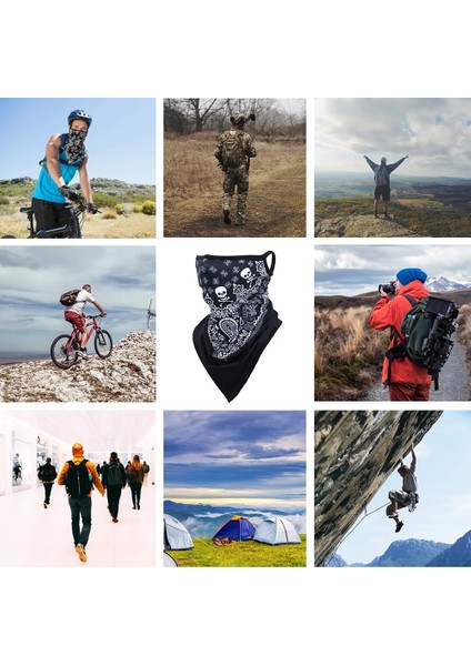 No.1 Tarzı Erkekler Kafatası Baskılı Bandana Bisiklet Yüz Maskesi Kayak Boyun Körüğü Bisiklet Koşu Yürüyüş Tüpü Eşarp Yaz Serin Yarım Maskeler Kadınlar (Yurt Dışından) modelleri