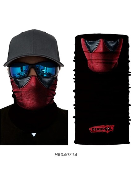 HR040714 Stili Yaz 3D Kafatası Dikişsiz Bandana Kayak Yüz Maskesi Koşu Yürüyüş Bisiklete Binme Avcılık Snowboard Balıkçılık Nefes Eşarp Erkekler Kadınlar (Yurt Dışından)