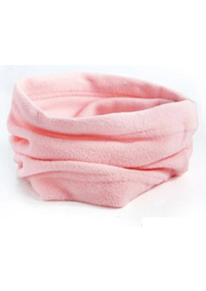 Pembe Tarzı 3 1 Kış Sporları Termal Polar Polar Unisex Kadın Erkek Eşarp Boyun Isıtıcı Yüz Maskesi Bere Şapka Erkekler Kış Sıcak Tüp Eşarp (Yurt Dışından)