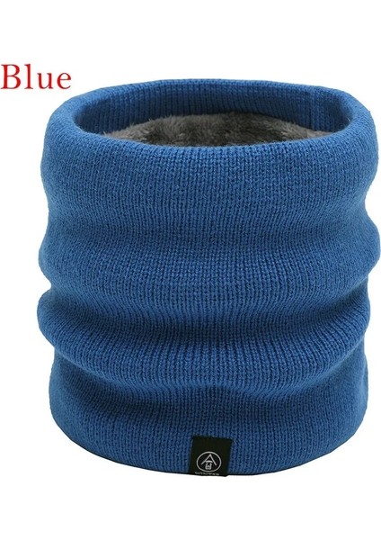 Stil1-A Stili 2021 Moda Kadın Örme Eşarp Katı Kaşmer Benzeri Kış Snood Atkılar Lady Sıcak Yün Kürk Kalın Unisex Erkekler Boyun Atkı Yüzük (Yurt Dışından)