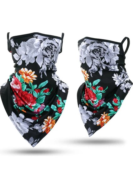 No.9 Tarzı Yaz Baskılı Üçgen Bandana Koşu Bisiklet Yarım Yüz Maskeleri Avcılık Kayak Yürüyüş Balıkçılık Bisiklet Snowboard Eşarp Erkekler Kadınlar (Yurt Dışından)