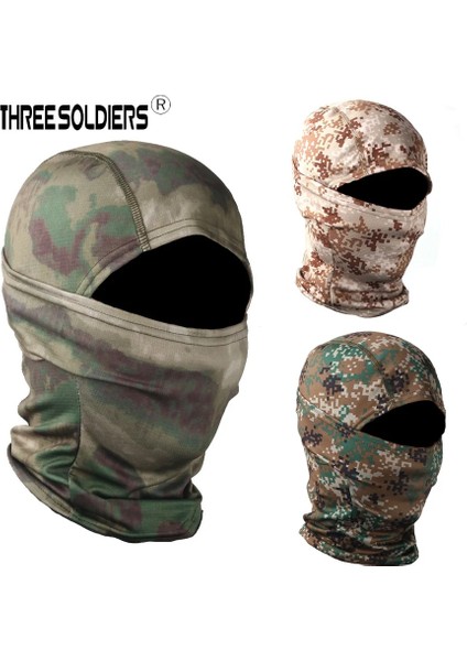Cb Stili Tek Boyut Taktik Kamuflaj A Tacs Fg Balaclava Tam Yarım Yüz Maskesi Avcılık Bisiklet Sporları Kask Astar Kap Taktik Boyun Körüğü Eşarp (Yurt Dışından)