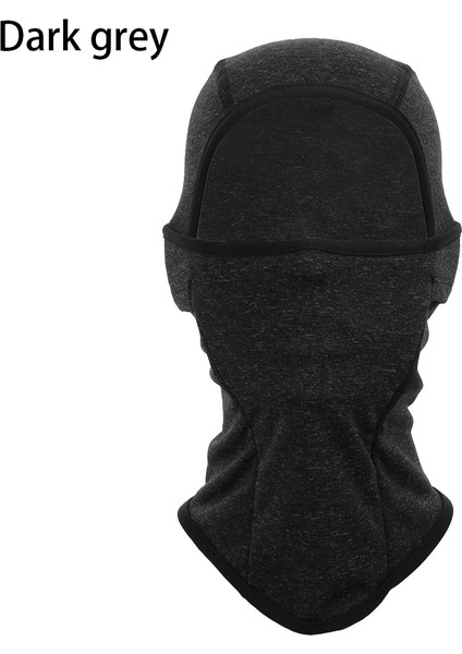 Koyu Gri Stil Çocuklar Balaclava Rüzgar Geçirmez Kayak Yüz Kapsayan Çocuk Polar Boyun Isıtıcı Kask Liner Hood ile Erkek Kız Için Bisiklet Eşarp (Yurt Dışından)