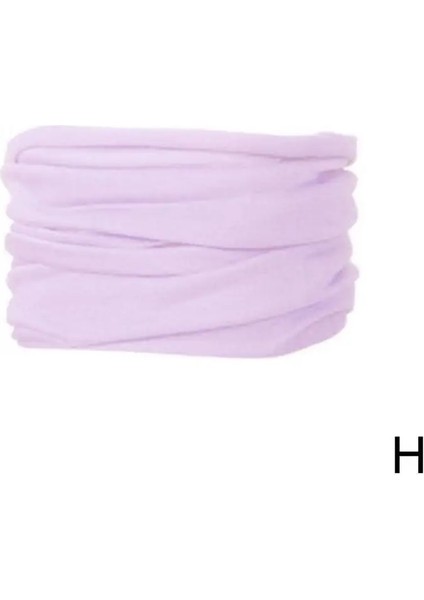 Açık Mor Tarzı 12 Renk Yaz Yürüyüş Yüz Bandana Erkekler Tüp Eşarp Yarım Kapak Körüğü Boyun Isıtıcı Bisiklet Açık Spor K8E3 Için Koşu (Yurt Dışından)