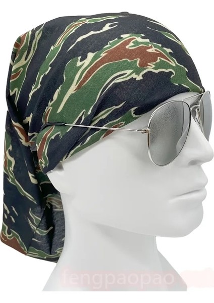 A47 Stili Tek Boyut Açık Taktik Bandana Nefes Yüz Eşarp Balıkçılık Bisiklet Spor Yumuşak Pürüzsüz Elastik Tüp Boyun Körüğü Örtüsü Askeri Erkekler (Yurt Dışından)