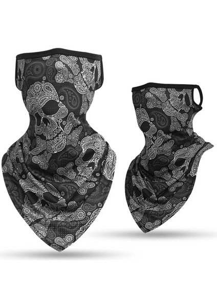 B05 Stili Tek Boyut Nefes Spor Kafatası Yüz Bandana Kulak Halkaları Maske Kayak Balıkçılık Yürüyüş Kamp Koşu Boyun Sıcak Körüğü Kapak Erkekler Kadınlar Balaclava (Yurt Dışından) fırsatları