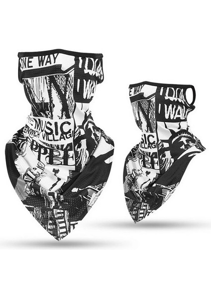 No.7 Tarzı Sıcak 3D Kafatası Yüzleri Eşarp Balaclava Açık Çok Kullanımlı Erkekler Sihirli Değiştirilebilir Boyun Tüpü Snood Bandana Isıtıcı Unisex Kadın Atkılar (Yurt Dışından)
