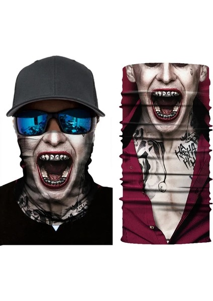 B31 Stili Film Deadpool Bandana Kafatası Dikişsiz Balaclava Buffs Sihirli Eşarp Doğa Sporları Yüz Kapak Erkekler Kadınlar Balıkçılık Yürüyüş Boyun Isıtıcı (Yurt Dışından)