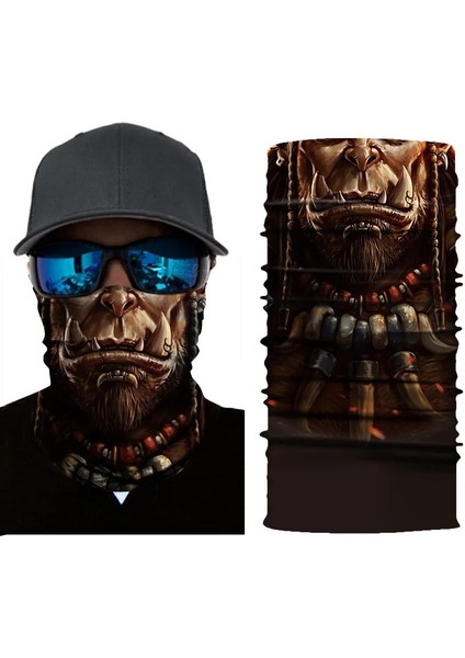 B18 Stili Film Deadpool Bandana Kafatası Dikişsiz Balaclava Buffs Sihirli Eşarp Doğa Sporları Yüz Kapak Erkekler Kadınlar Balıkçılık Yürüyüş Boyun Isıtıcı (Yurt Dışından)